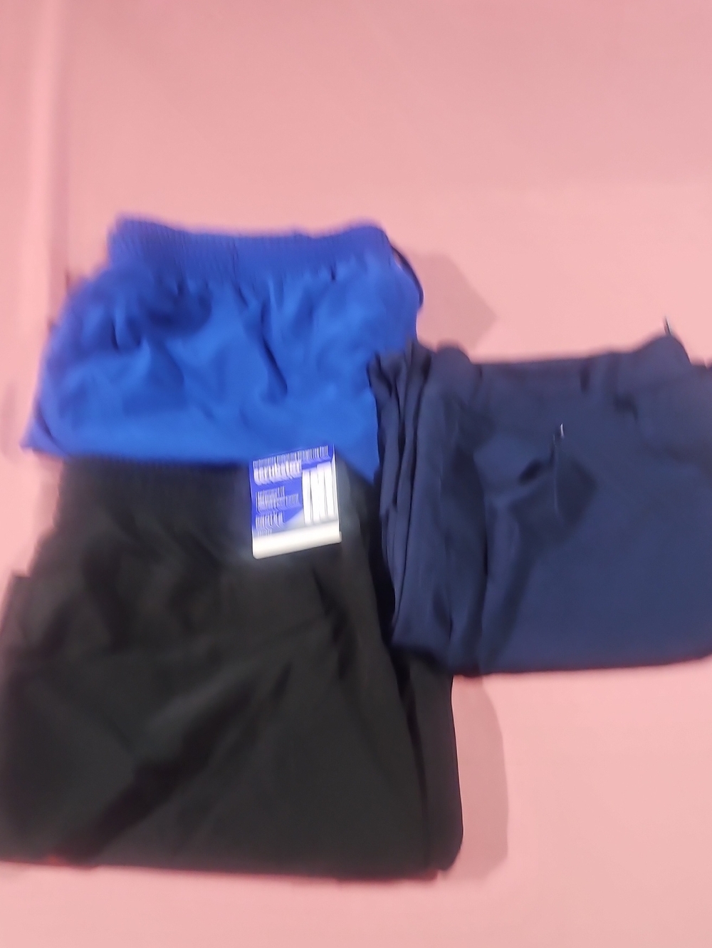 Scrubstar/Medcouture Straight Leg Scrub Pants Trio - Royal Blue, Navy, Black